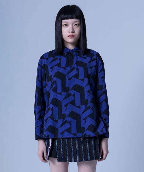 Geometric Pop Over Shirt